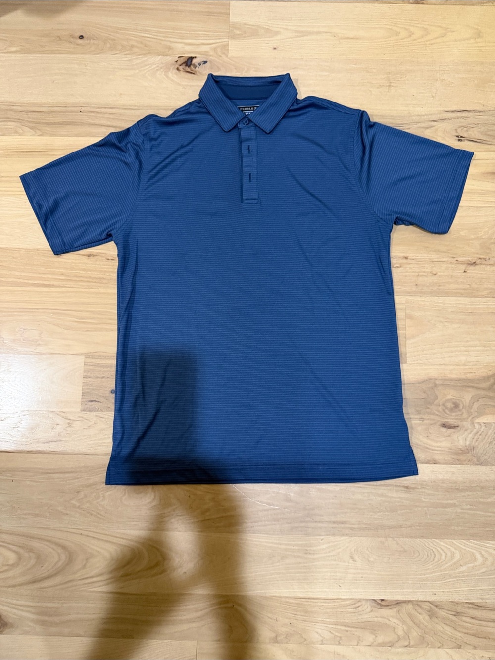 Pebble Beach Men's Navy Blue Short-Sleeve Polo